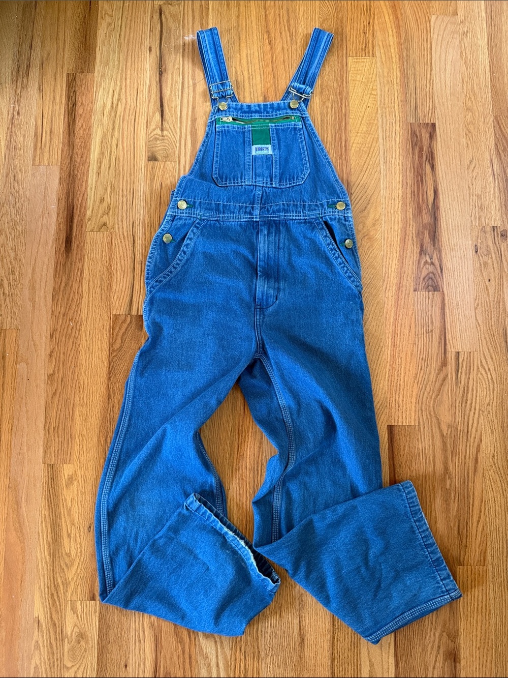 Liberty Classic Blue Denim Overalls - XS